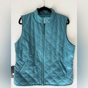 Orvis Blue Quilted Vest